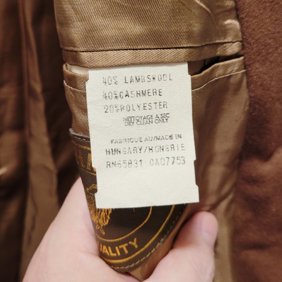 Daniel Hechter Vintage men's double-breasted Hungarian cashmere sportcoat blazer - Picture 14 of 14